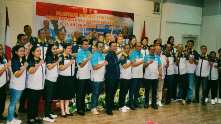 PBVSI Ambon Resmi Dilantik, Target Bangkitkan Kejayaan Voli di Kota Musik Dunia