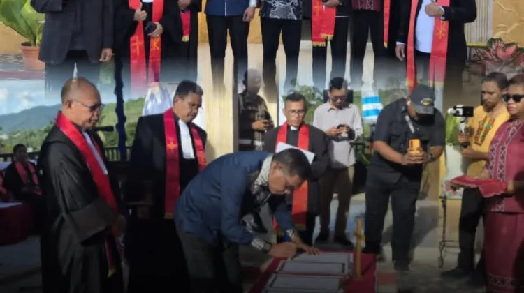 Resmikan Pastori II, Pemkot Ambon Tegaskan Komitmen Dukung Pelayanan Keagamaan