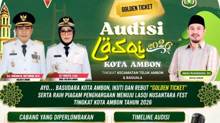 Generasi Muda Ambon Diajak Tampil di Audisi LASQI 2026