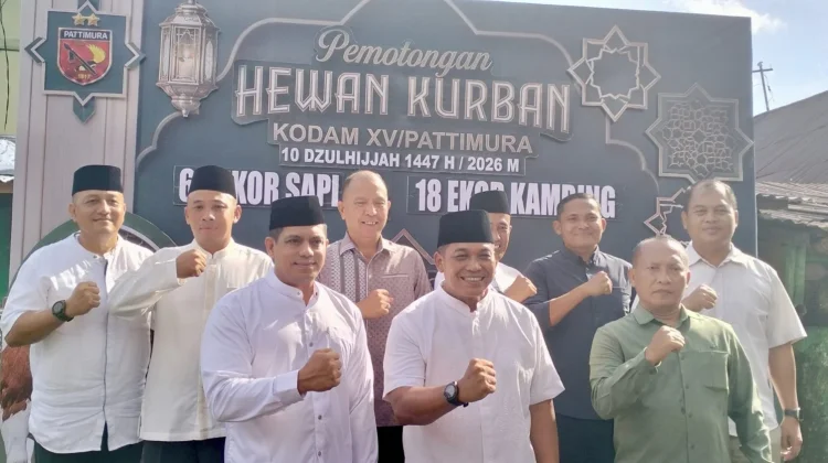 Idul Adha 1447H, Kodam XV/Pattimura Sebar 5.000 Kupon Kurban di 10 Titik