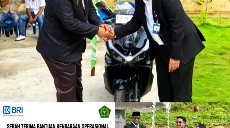 Bangun Sinergitas, BRI Ambon Serahkan Kendaraan Operasional