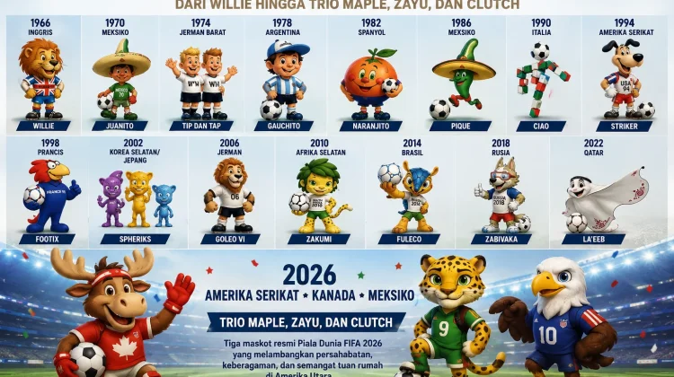Maskot Piala Dunia, Ikon yang Menyatukan Budaya dan Semangat Sepak Bola Dunia