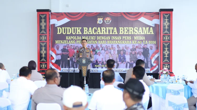 Kapolda Maluku: Pers Jadi Mitra Strategis jaga Stabilitas Sosial