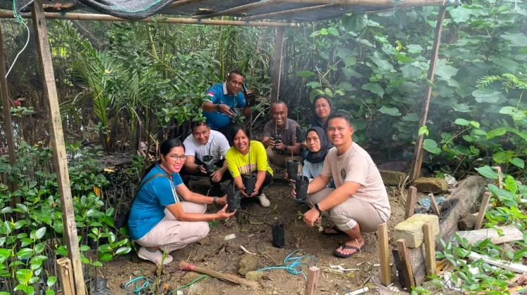 Dukung Hari Lingkungan Hidup Sedunia, Rutan Ambon Gelar Aksi Tanam Mangrove