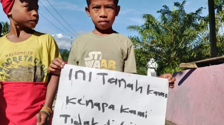 Masyarakat Adat Kaloa Tolak Pergeseran Pal Batas Taman Nasional Manusela