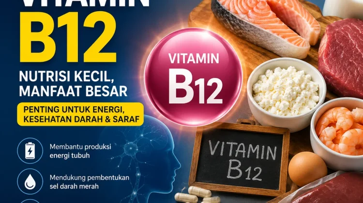 Vitamin B12 Penting untuk Energi dan Kesehatan Saraf