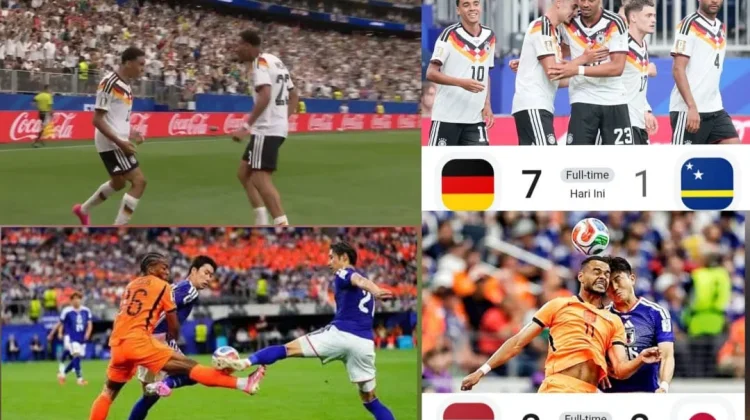 Putus Kutukan, Jerman Pesta Gol, Belanda Ditahan Imbang Jepang