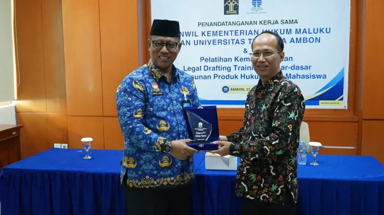 Kemenkum Maluku & UT Ambon Satukan Langkah KI Jadi Motor Inovasi Daerah