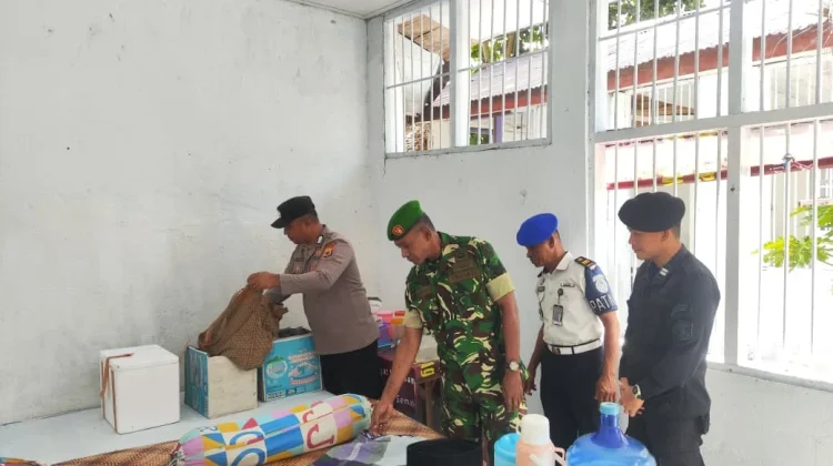 Ciptakan Lingkungan Kondusif, Lapas Geser Gandeng TNI-Polri Geledah Blok Hunian