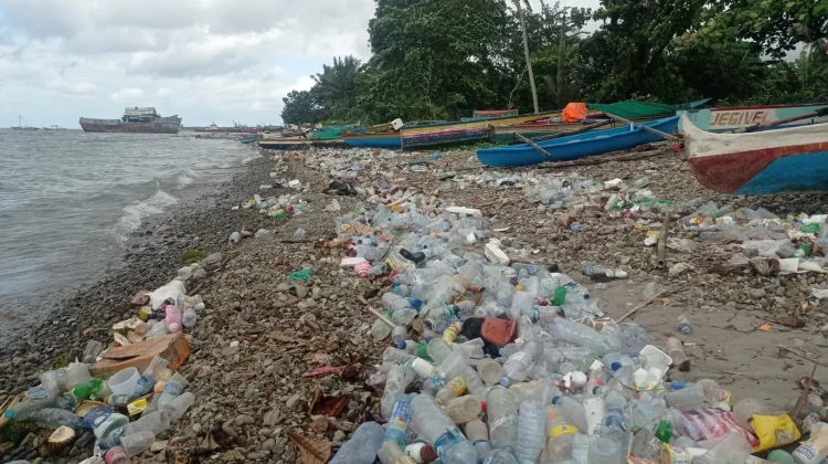 Pantai Hative Besar Dipenuhi Sampah Plastik, Warga Minta Penanganan Serius
