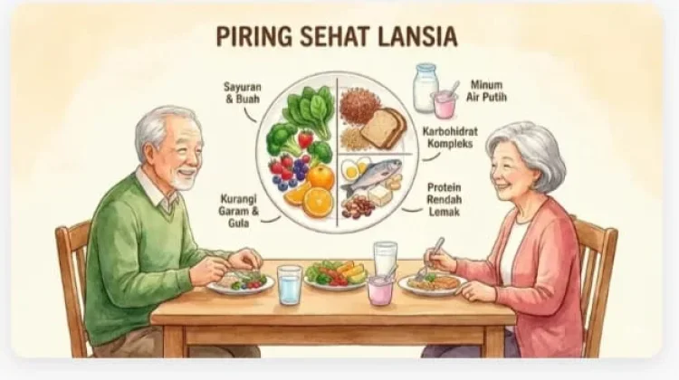 Lansia Tetap Sehat Berkat Pola Makan dan Aktivitas Rutin