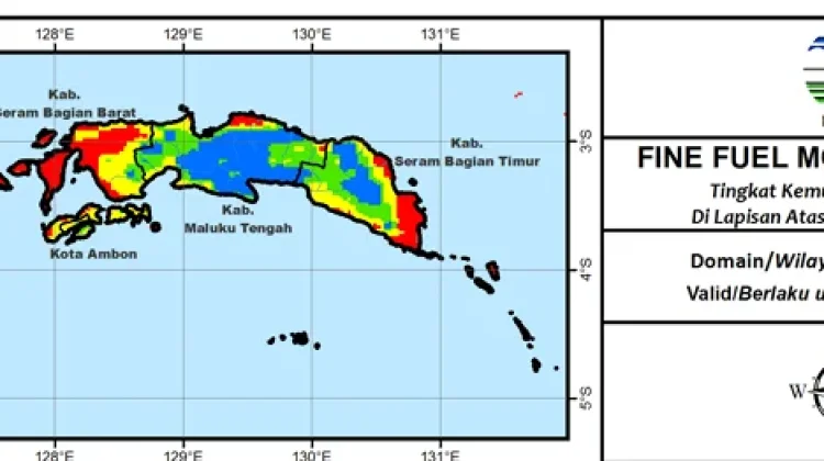 BMKG Ingatkan Potensi Karhutla di Maluku Masih Tinggi