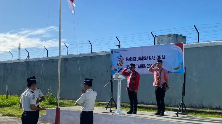 Ini Pesan Karutan Masohi saat  Upacara Harganas