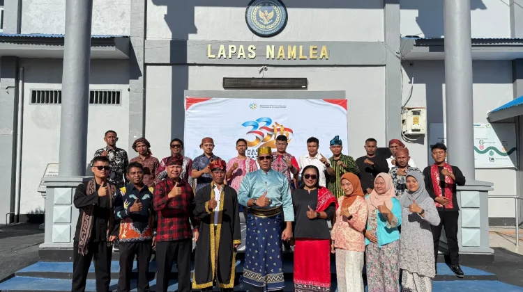 Upacara Harganas, Kalapas Namlea Tekankah Peran Ayah  Membangun Generasi Unggul