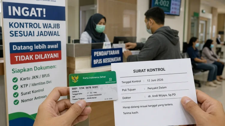 Kontrol BPJS Kini Wajib Sesuai Jadwal, Datang Lebih Awal Tak Dilayani