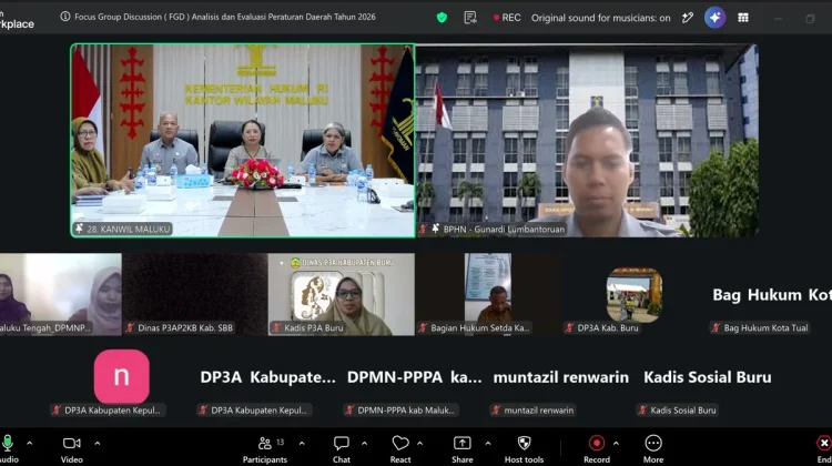 Kemenkum Maluku  Perkuat Regulasi Perlindungan Perempuan dan Anak