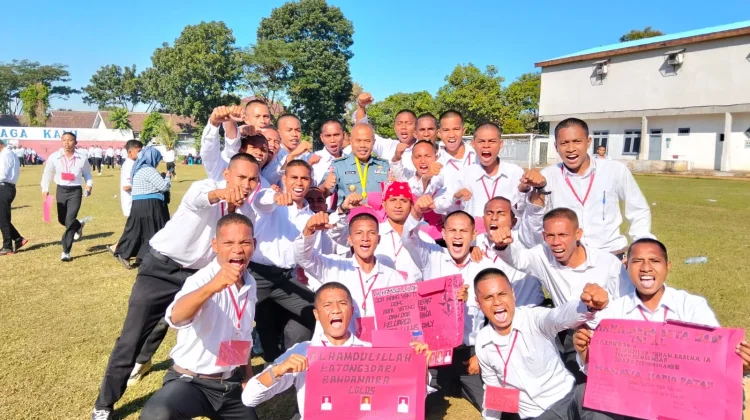 Sebanyak 42 Pemuda Asal Panda Kodaeral IX Lolos Seleksi Pusat Cata TNI AL