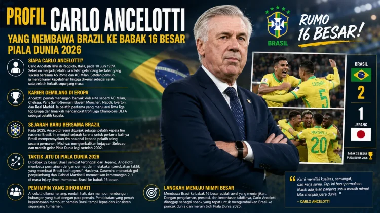 Carlo Ancelotti Kembali Buktikan Kualitas Juru Taktiknya