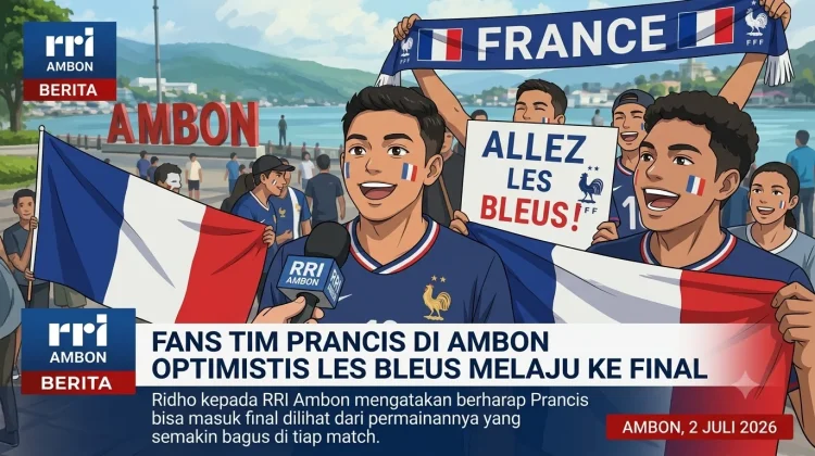 "Optimisme Fans Ambon Iringi Langkah Prancis ke Final