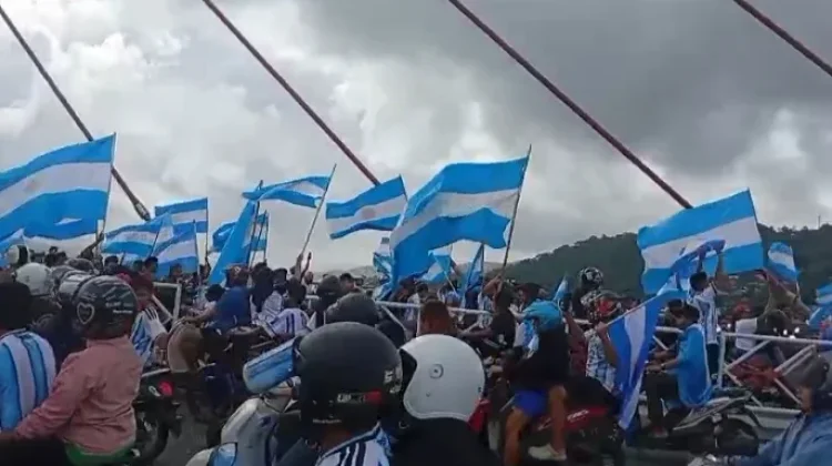 Menang Cape Verde, Fans Argentina Ambon Tutup JMP