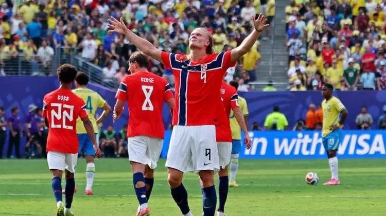 Erling Haaland Cetak Dua Gol, Norwegia Singkirkan Brasil dari Piala Dunia 2026
