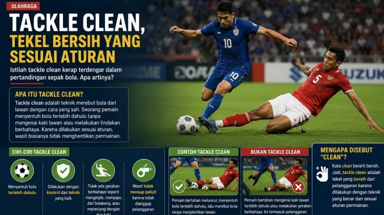 Pahami Istilah Tackle Clean dalam Sepak Bola