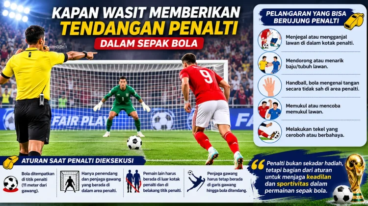 Kapan Wasit Memberikan Tendangan Penalti dalam Sepak Bola