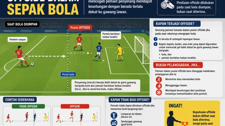 Pahami Aturan Offside dalam Sepak Bola Modern