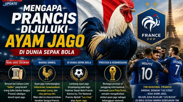 Sejarah Julukan Ayam Jago Tim Nasional Prancis