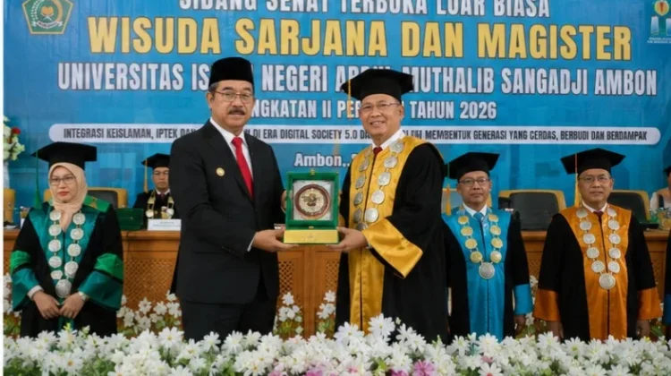 Gubernur Ajak Lulusan UIN AM Sangadji Ambon Wujudkan Maluku Maju Indonesia Emas