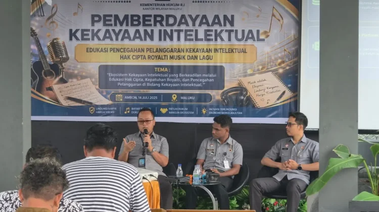 Kemenkum Maluku Perkuat Ekosistem Hak Cipta bagi Musisi Maluku