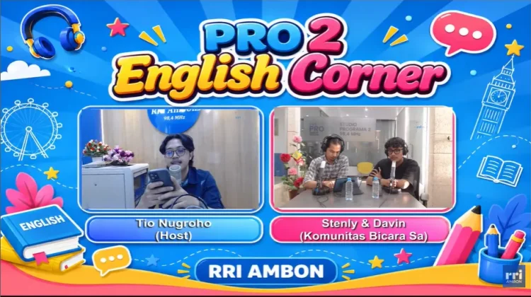 English Corner Hadir di Pro 2 RRI Ambon