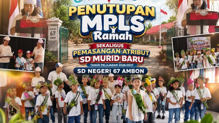 Penutupan MPLS Ramah SD Negeri 67 Ambon Berlangsung Meriah