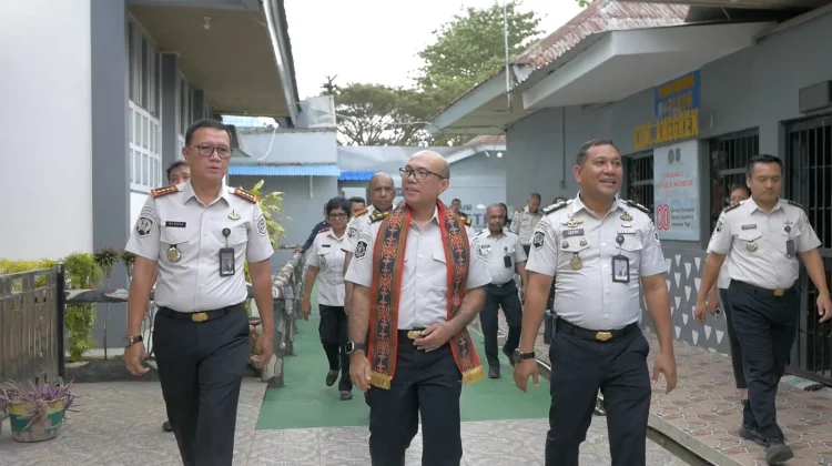 Inspektur Kemenimipas Perkuat Pengawasan Monitoring di Rutan Ambon