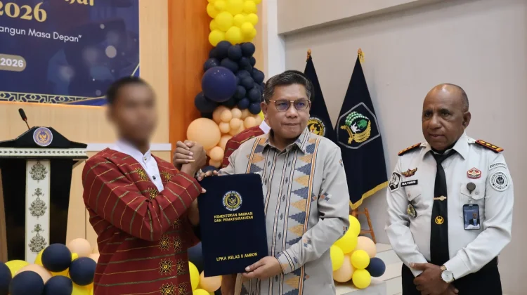 Anak Binaan LPKA Ambon Terima Pengurangan Masa Pidana