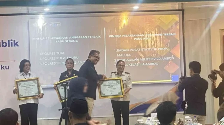 Lapas  Ambon Raih Penghargaan Peringkat III Kinerja Pelaksanaan Anggaran Terbaik