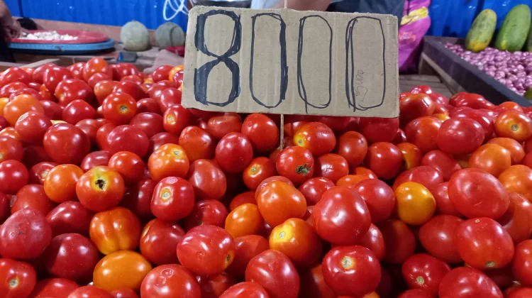 Pasar Batumerah Ramai Pembeli Sayuran Malam Hari