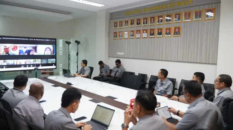 Sambut Kebijakan Tarif Baru, Kemenkum Maluku Ikuti Sosialisasi PNBP Layanan Merek