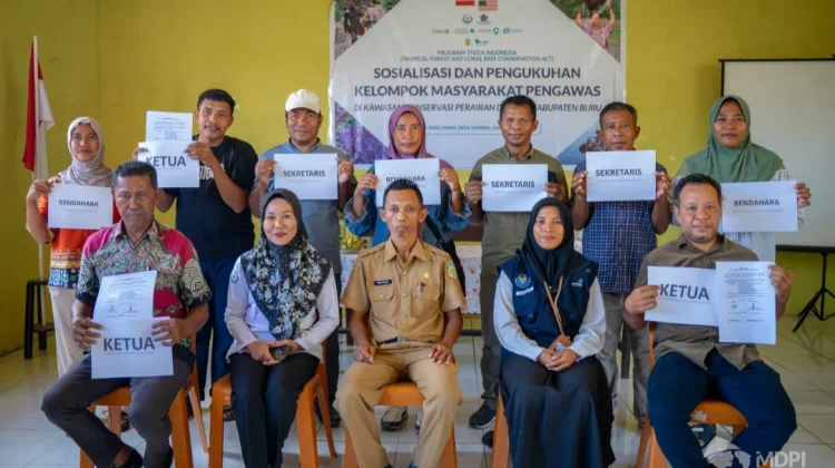 Jaga Kawasan Konservasi Perairan Buru, DKP Maluku & TFCCA Kukuhkan 3 Pokmaswas