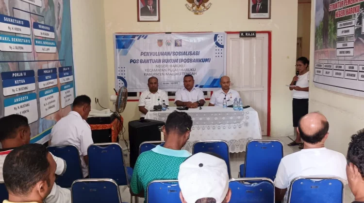 Kemenkum Maluku Percepat Aktivasi Posbankum Desa  hingga ke Pulau Haruku