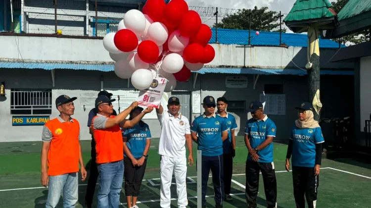Sambut HUT Kemerdekaan RI, Rutan Ambon Resmi Buka Porseni