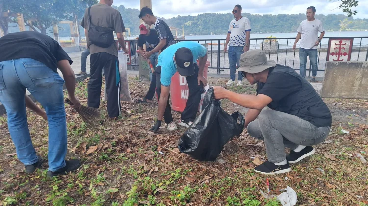 Sambut HUT ke-81 RI, Pemerintah Kecamatan Banda Gelar Kerja Bakti Akbar