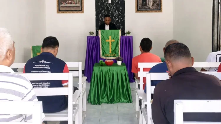 Lapas Wahai Gelar Kebaktian Buka Usbu
