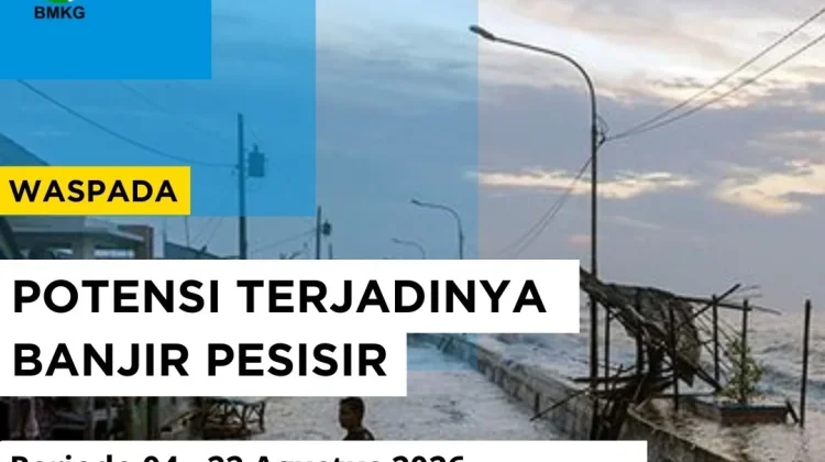 BMKG Ingatkan Potensi Banjir Rob di Pesisir Maluku