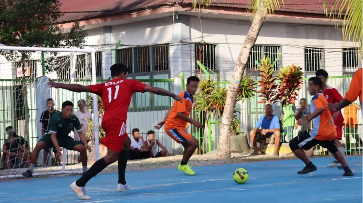 Gelar Turnamen Futsal,Lapas Ambon Semarakkan HUT RI dan Pelepas Penat Warga Binaan