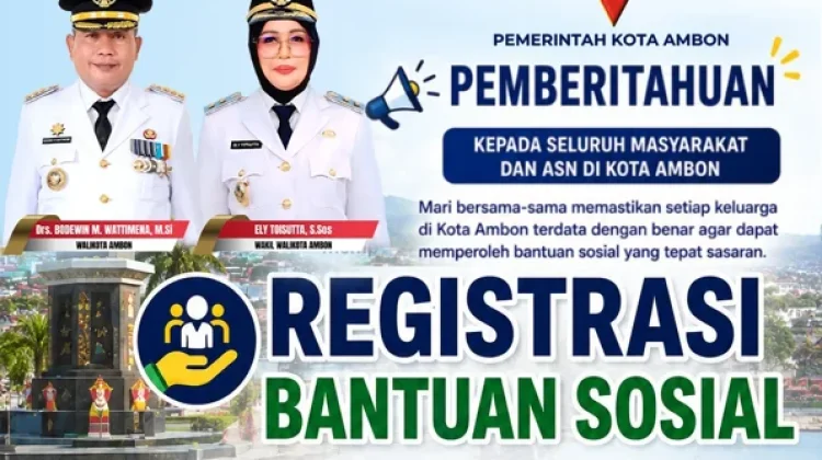 Pemkot Ambon Digitalisasi Data Bansos, Seluruh ASN Ikut Registrasi