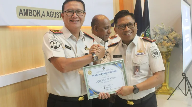 Sabet Dua Penghargaan Bergengsi, Lapas Ambon Diapresiasi Kanwil Ditjenpas