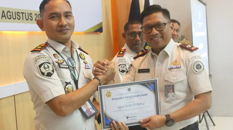 Dari Anev Kanwil Ditjenpas Maluku, Lapas Wahai Boyong Predikat Ganda