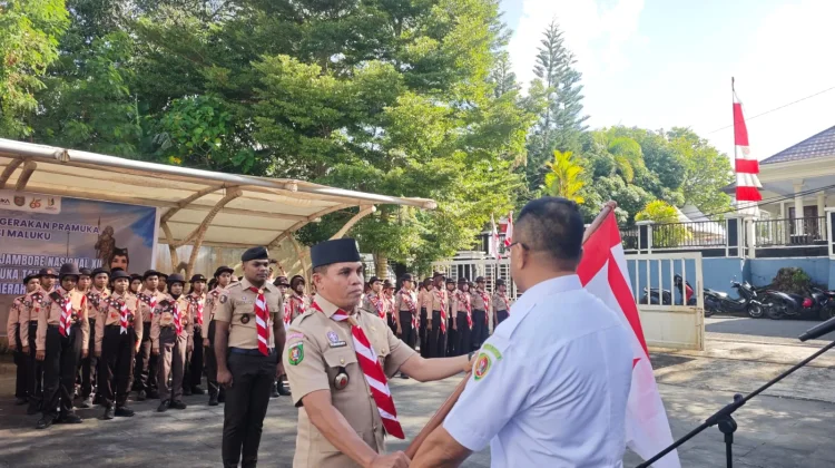 Lepas Peserta Jambore Nasional, Ini Pesan Gubernur Hendrik