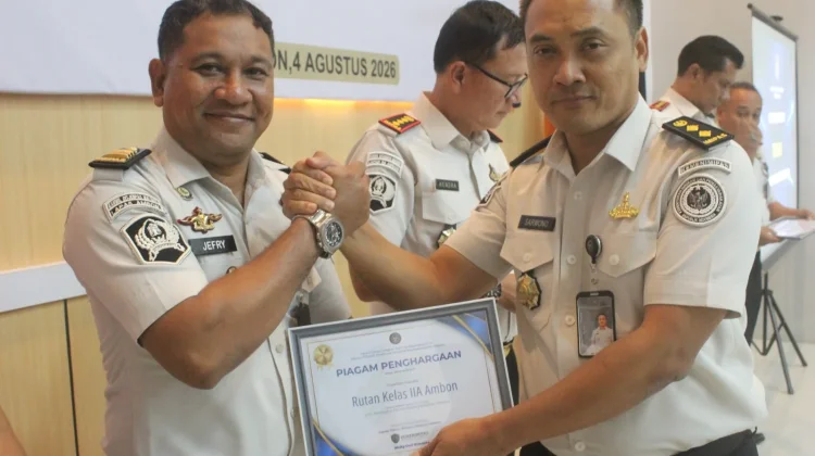 Dua Penghargaan Diraih Rutan Ambon,Bukti Kinerja Berkualitas